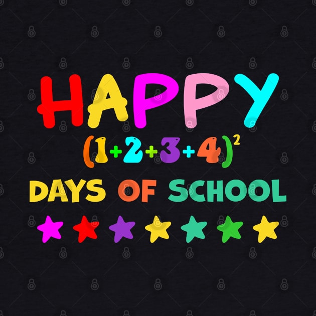 Happy 100 days of school by A Zee Marketing